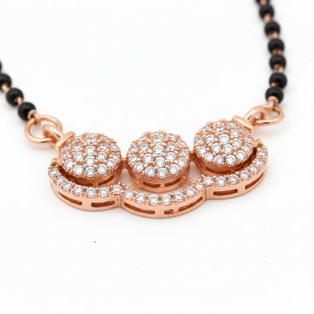 Venusian Glow Mangalsutra - Opal Touch