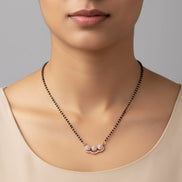 Venusian Glow Mangalsutra - Opal Touch