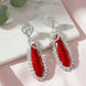 Verdant Luxe Danglers Earrings - Opal Touch