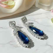 Verdant Luxe Danglers Earrings - Opal Touch