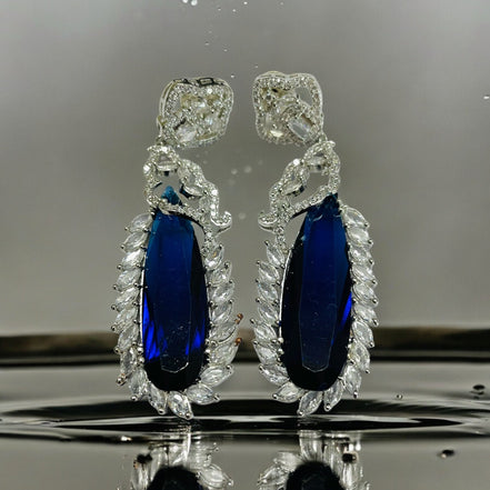 Earrings - Verdant Luxe Danglers Earrings - Opal Touch