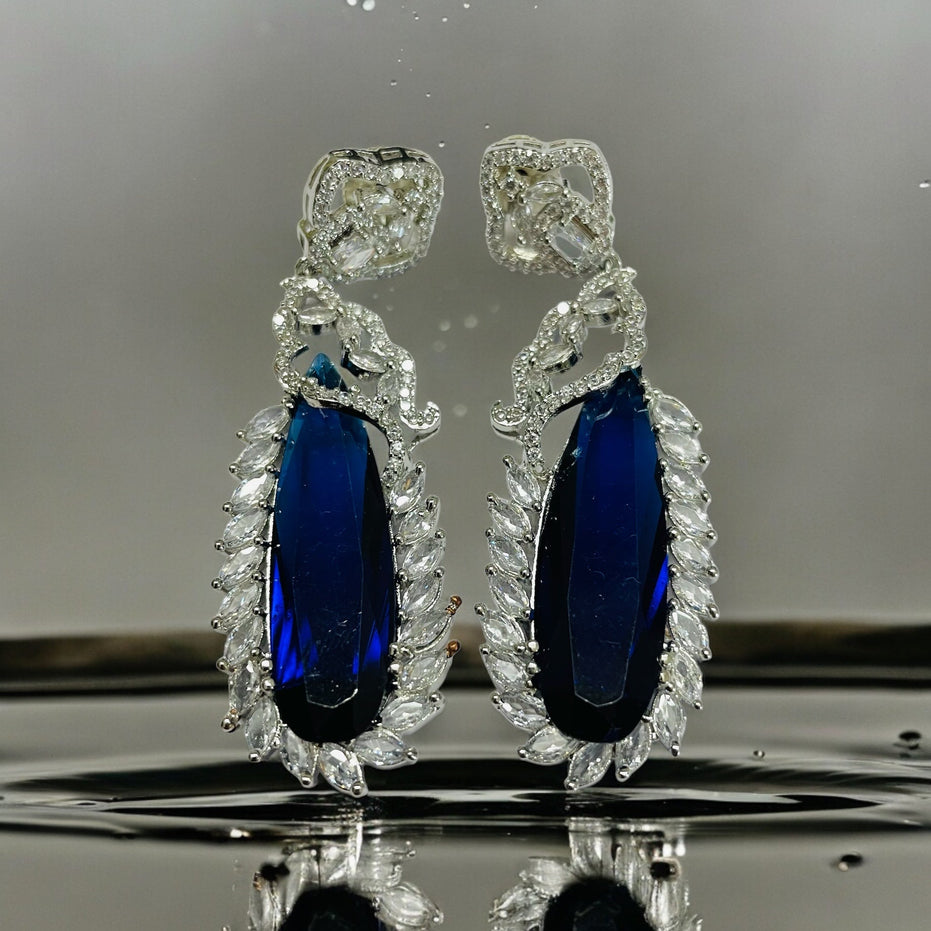 Earrings - Verdant Luxe Danglers Earrings - Opal Touch