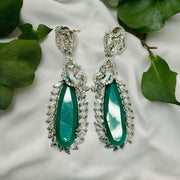 Earrings - Verdant Luxe Danglers Earrings - Opal Touch
