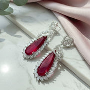 Verdant Luxe Danglers Earrings - Opal Touch