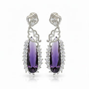 Verdant Luxe Danglers Earrings - Opal Touch