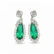 Verdant Luxe Danglers Earrings - Opal Touch