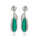 Verdant Luxe Danglers Earrings - Opal Touch