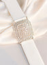 Bracelet - Vibe Rhodium Band Bracelet - Opal Touch
