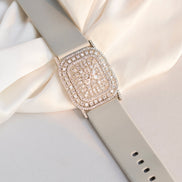 Bracelet - Vibe Rhodium Band Bracelet - Opal Touch
