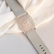 Bracelet - Vibe Rhodium Band Bracelet - Opal Touch