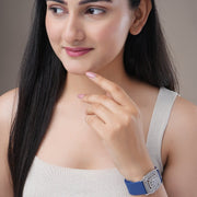 Bracelet - Vibe Rhodium Band Bracelet - Opal Touch