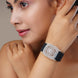 Bracelet - Vibe Rhodium Band Bracelet - Opal Touch