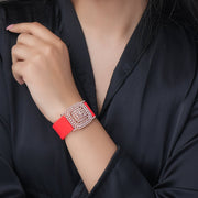 Bracelet - Vibe Rose Gold Band Bracelet - Opal Touch