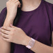 Bracelet - Vibe Rose Gold Band Bracelet - Opal Touch