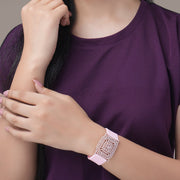 Bracelet - Vibe Rose Gold Band Bracelet - Opal Touch