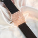 Bracelet - Vibe Rose Gold Band Bracelet - Opal Touch