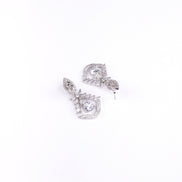 Opal Touch - Vibrant Red-White Studs - Earrings