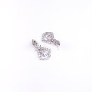 Opal Touch - Vibrant Red-White Studs - Earrings