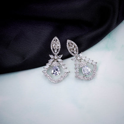 Opal Touch - Vibrant Red-White Studs - Earrings