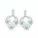 Vibrant Rhodium Earrings - Opal Touch