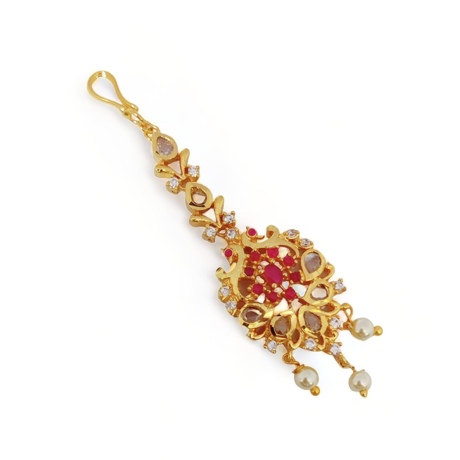 Opal Touch - Vibrant Verde Gold Plated Tika - Tika