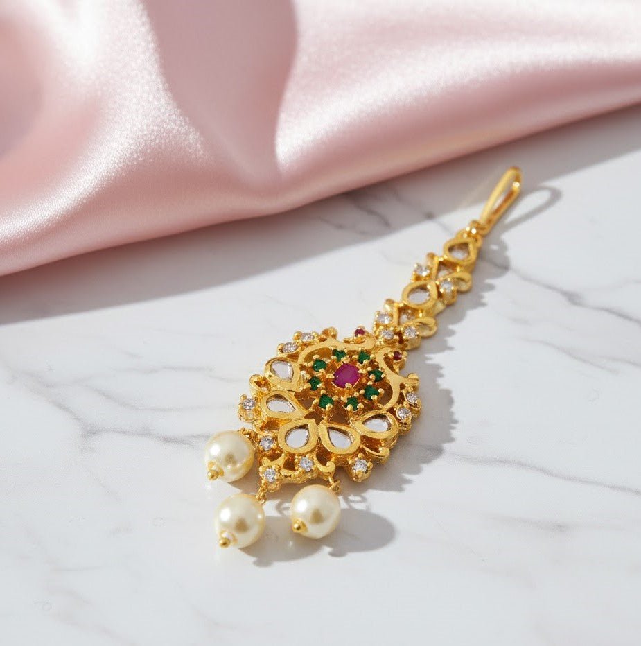 Vibrant Verde Gold Plated Tika - Opal Touch