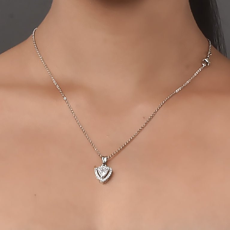 Opal Touch - Vintage-Inspired Rhodium Locket Set with Pearl - Locket Set