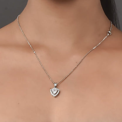 Opal Touch - Vintage-Inspired Rhodium Locket Set with Pearl - Locket Set