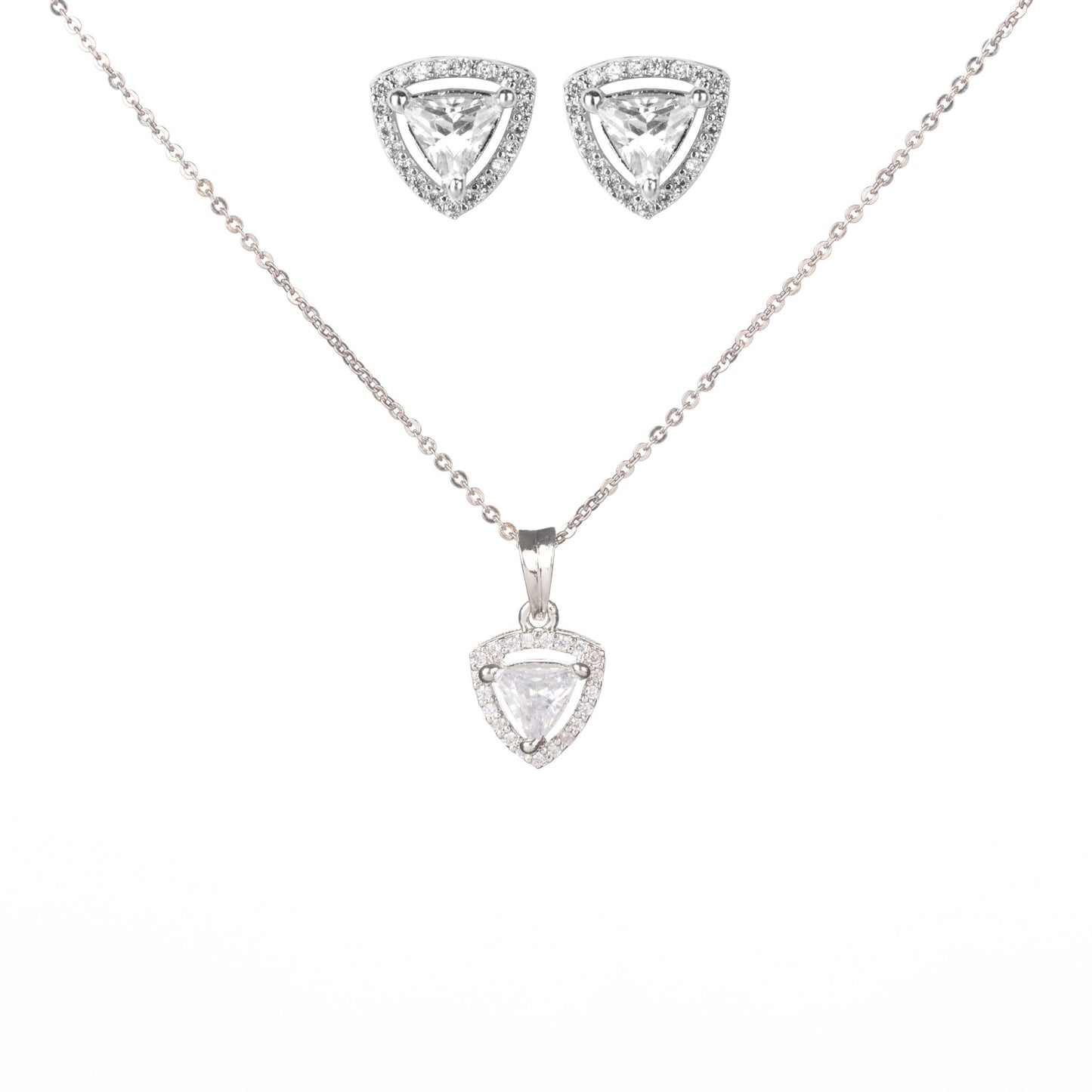 Opal Touch - Vintage-Inspired Rhodium Locket Set with Pearl - Locket Set