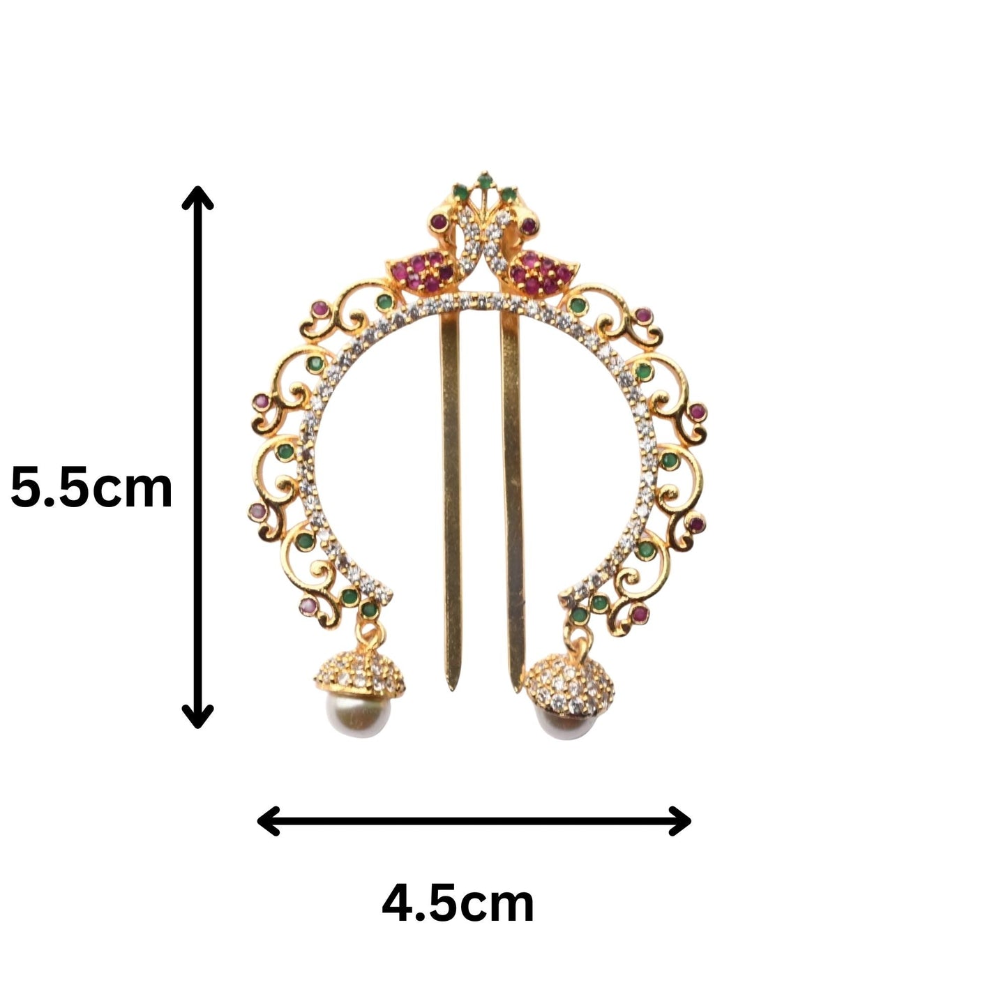 Vintage Red Green White JudaPin - Opal Touch