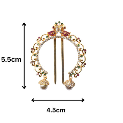 Vintage Red Green White JudaPin - Opal Touch