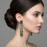 Vivid Crystal Dangle Earrings - Opal Touch