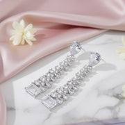 Vivid Crystal Dangle Earrings - Opal Touch