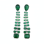 Vivid Crystal Dangle Earrings - Opal Touch