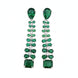 Vivid Crystal Dangle Earrings - Opal Touch