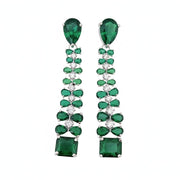 Vivid Crystal Dangle Earrings - Opal Touch