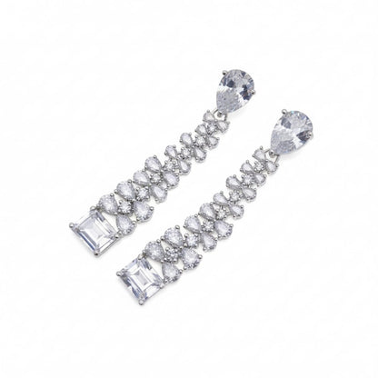 Vivid Crystal Dangle Earrings - Opal Touch