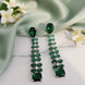 Vivid Crystal Dangle Earrings - Opal Touch