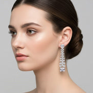Vivid Crystal Dangle Earrings - Opal Touch