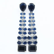 Vivid Crystal Dangle Earrings - Opal Touch