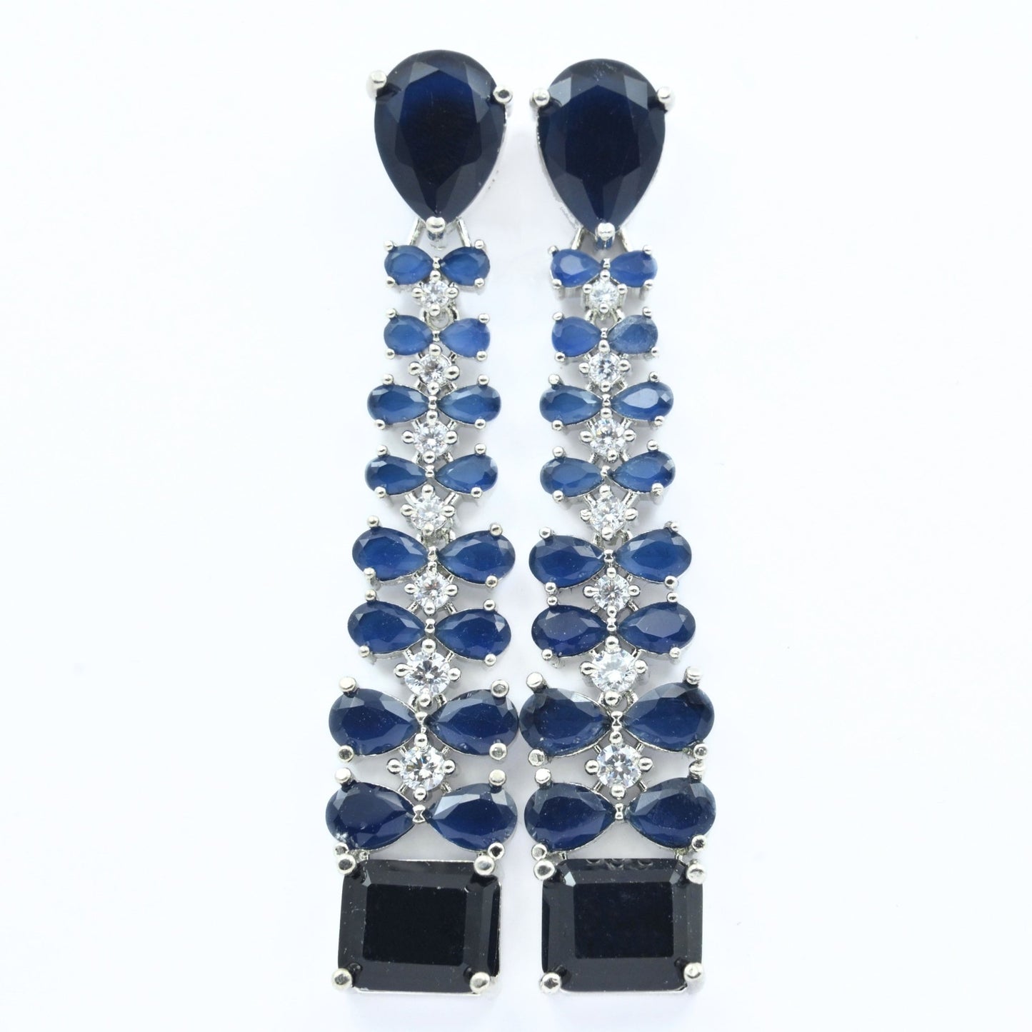 Vivid Crystal Dangle Earrings - Opal Touch