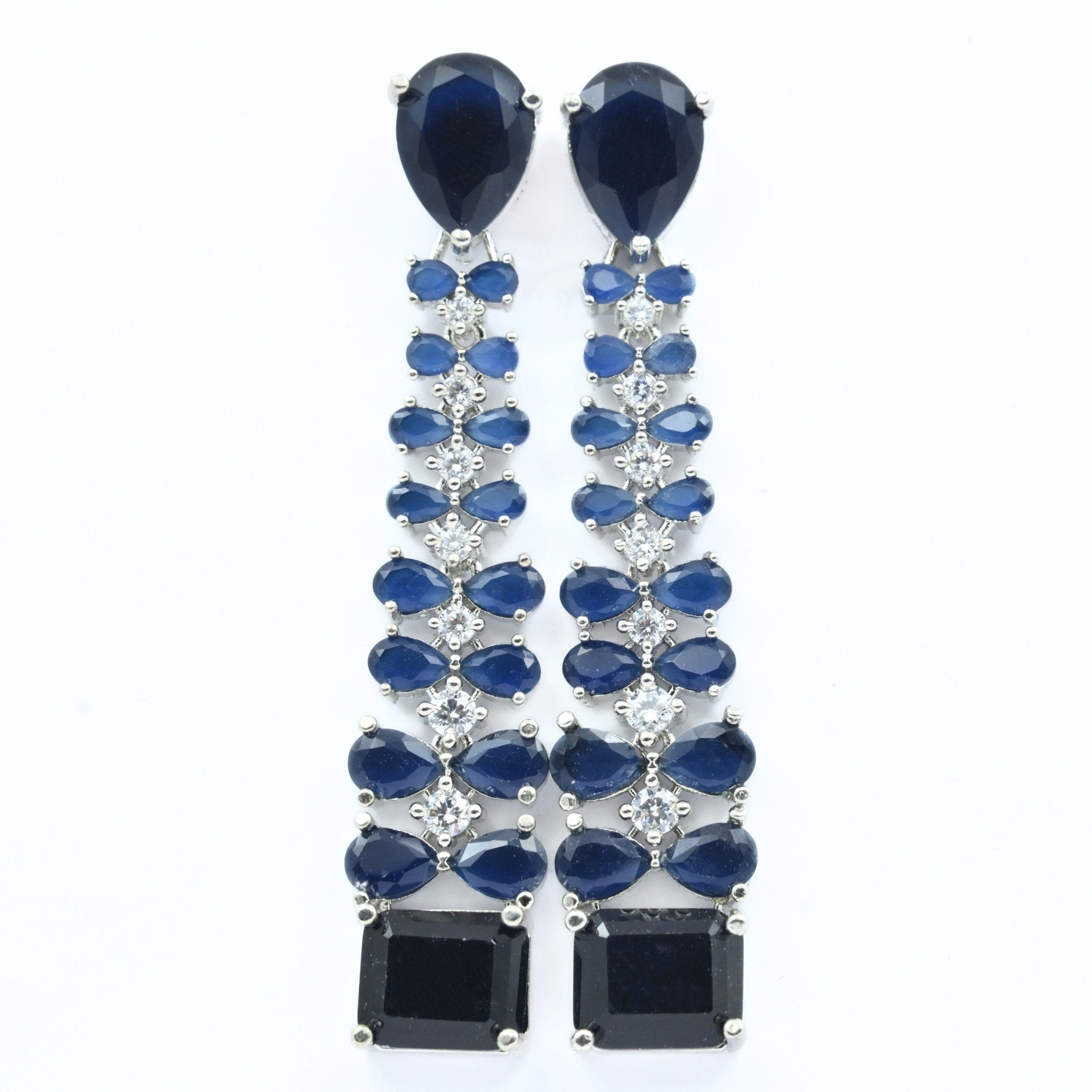 Vivid Crystal Dangle Earrings - Opal Touch