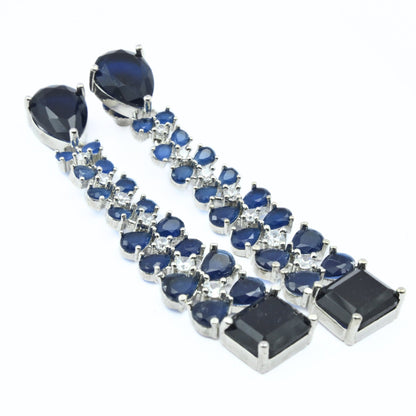 Vivid Crystal Dangle Earrings - Opal Touch