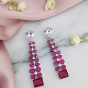 Vivid Crystal Dangle Earrings - Opal Touch