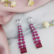 Vivid Crystal Dangle Earrings - Opal Touch