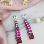 Vivid Crystal Dangle Earrings - Opal Touch