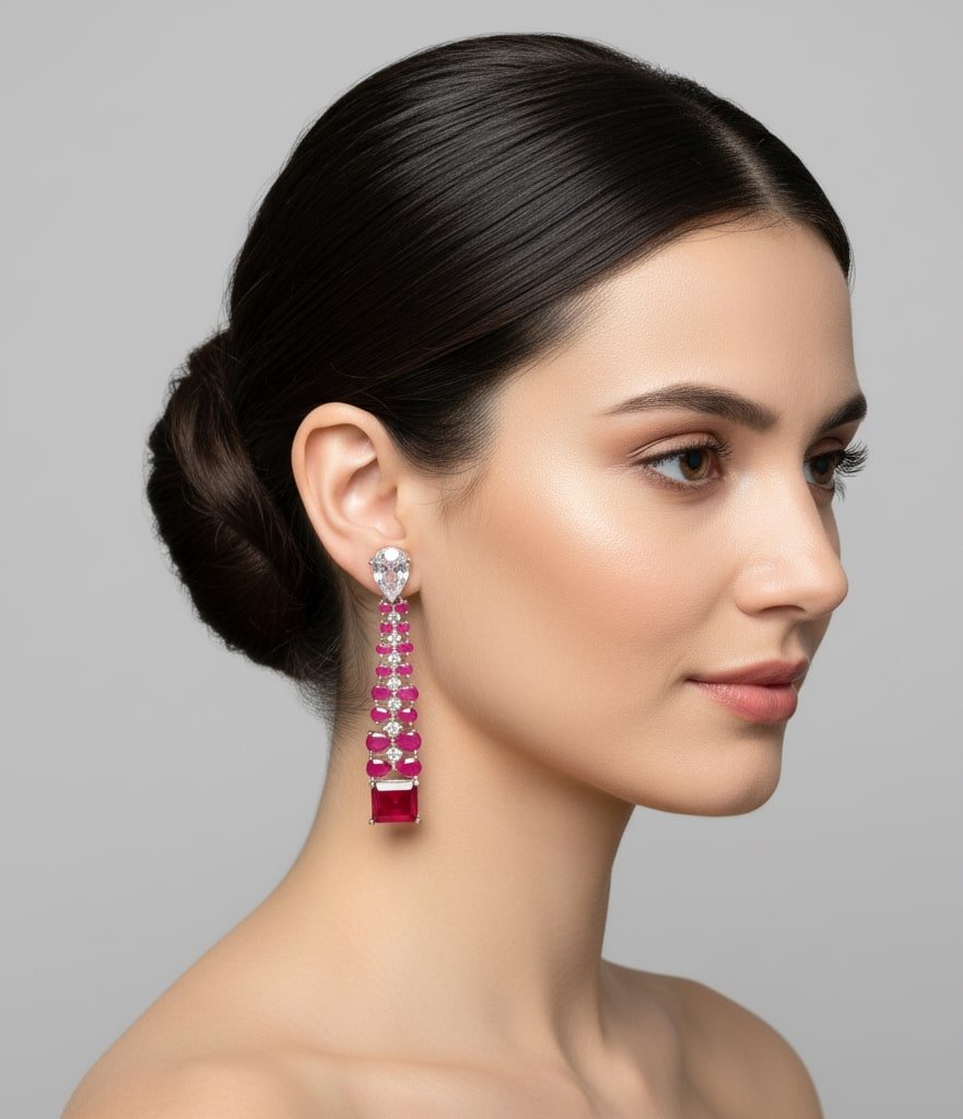 Vivid Crystal Dangle Earrings - Opal Touch