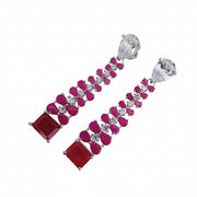 Vivid Crystal Dangle Earrings - Opal Touch