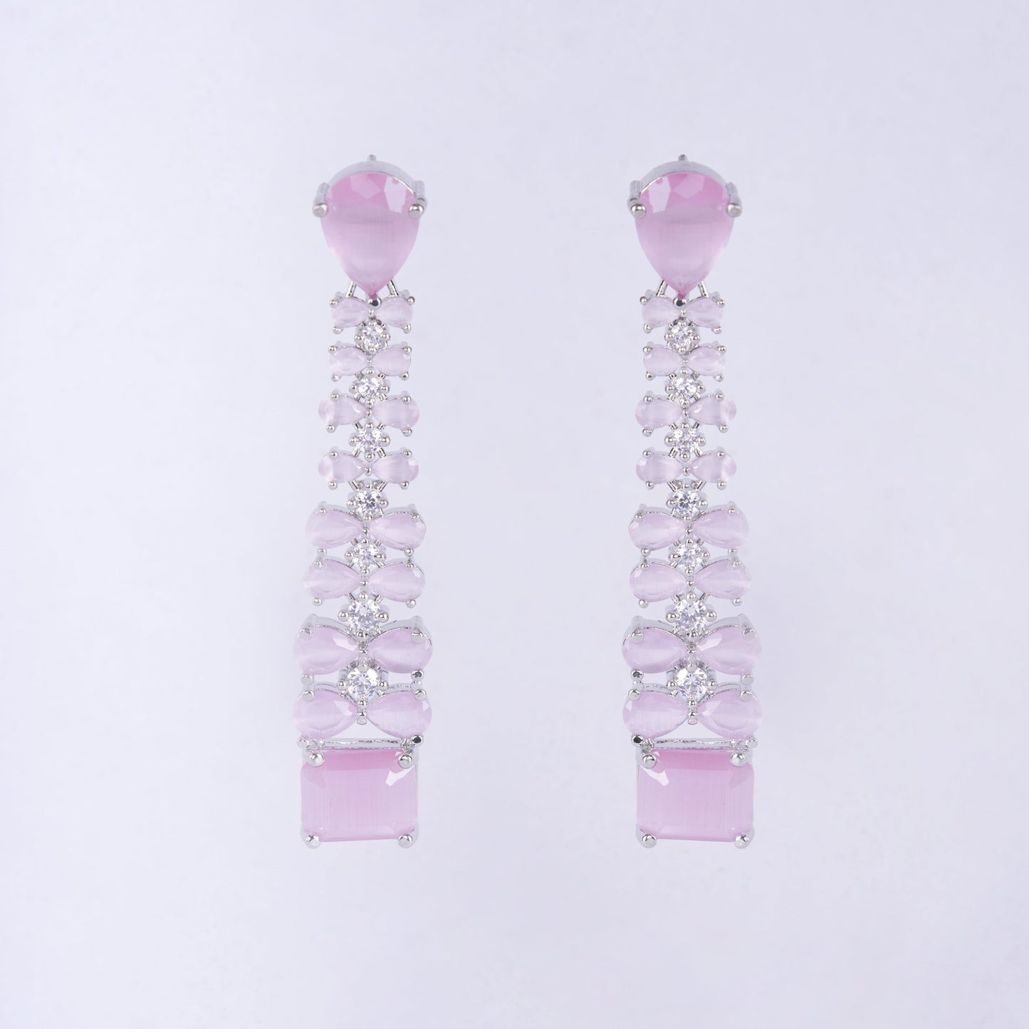 Opal Touch - Vivid Crystal Dangle Earrings - Earrings