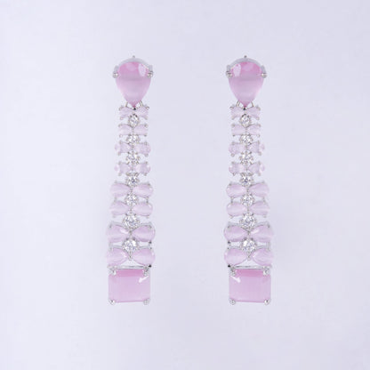 Opal Touch - Vivid Crystal Dangle Earrings - Earrings